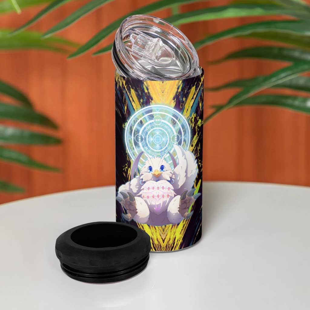 Filo The Rising of the Shield Hero 4 in 1 Can Cooler Tumbler with Magical Aura and Dual Form Design - The Mazicc
