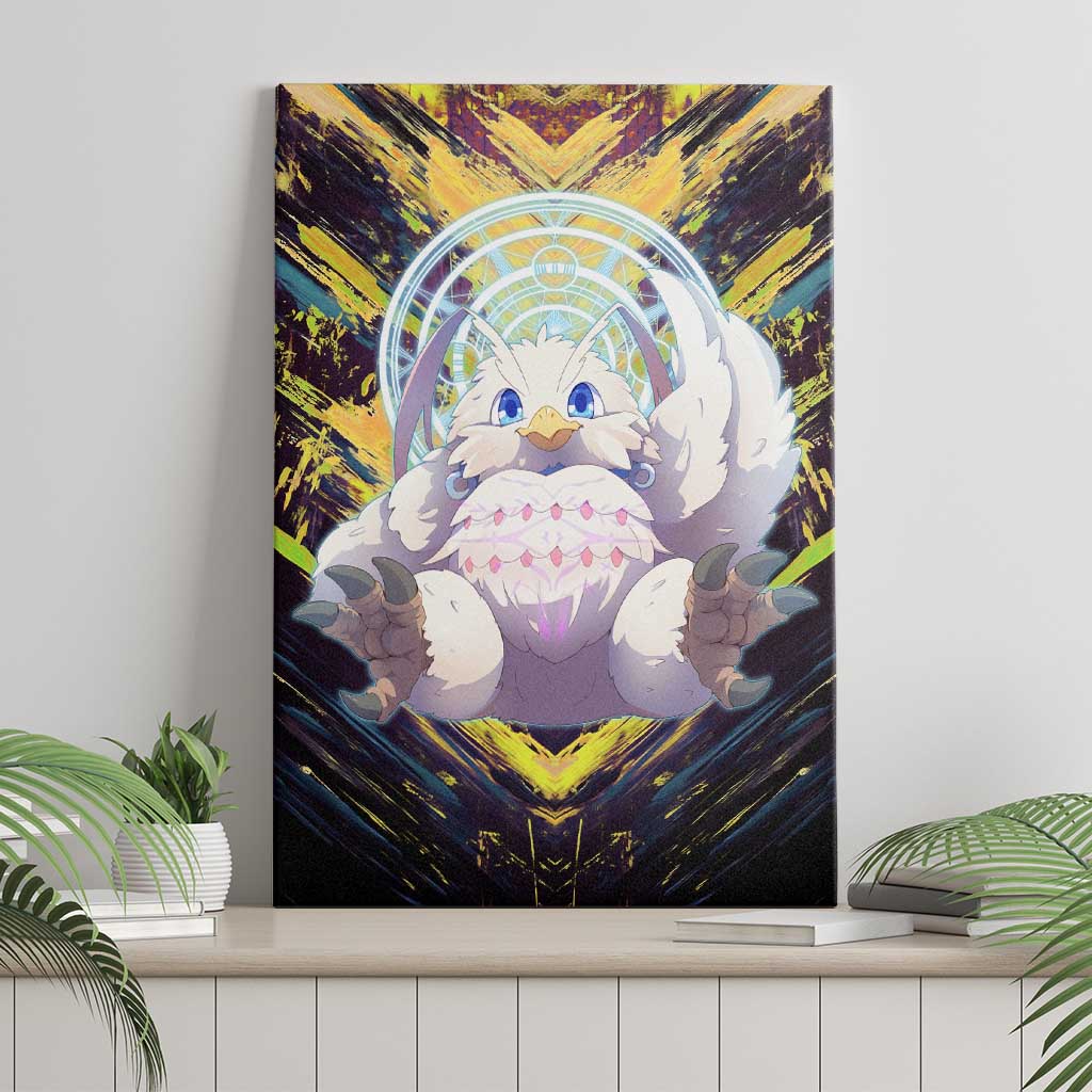 Filo The Rising of the Shield Hero Canvas Wall Art with Magical Aura and Dual Form Design - The Mazicc