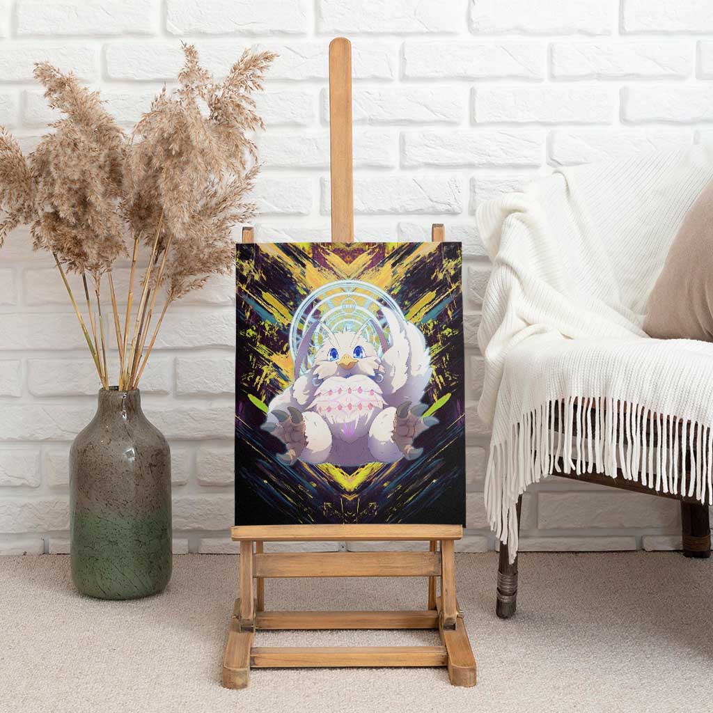 Filo The Rising of the Shield Hero Canvas Wall Art with Magical Aura and Dual Form Design - The Mazicc