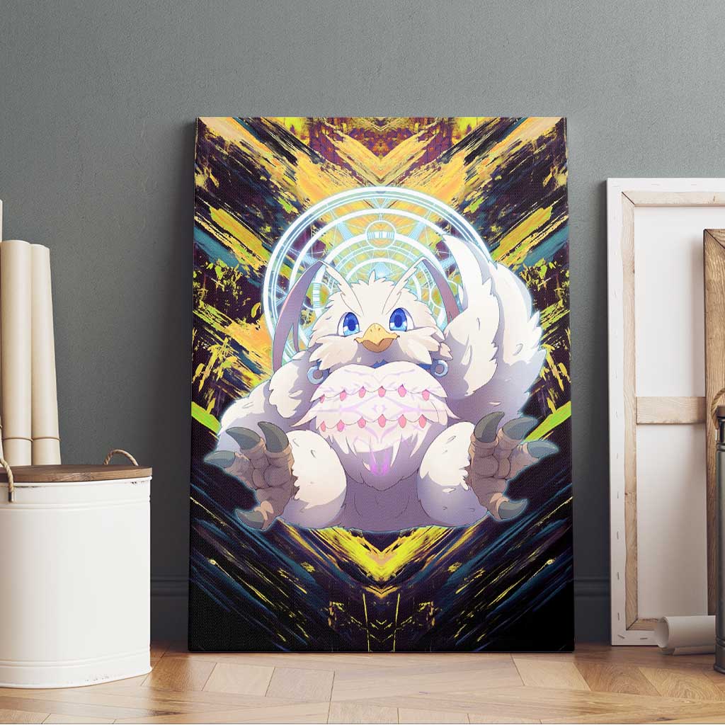 Filo The Rising of the Shield Hero Canvas Wall Art with Magical Aura and Dual Form Design - The Mazicc