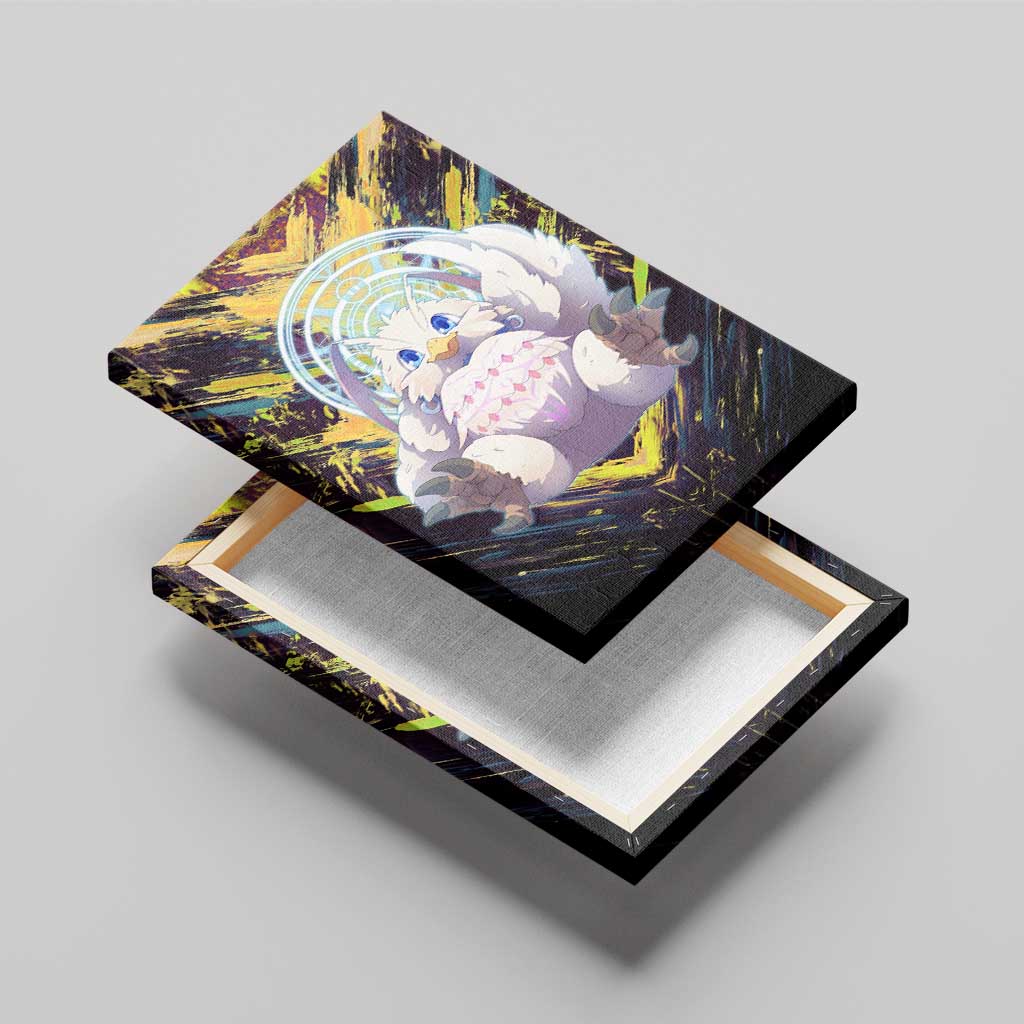 Filo The Rising of the Shield Hero Canvas Wall Art with Magical Aura and Dual Form Design - The Mazicc