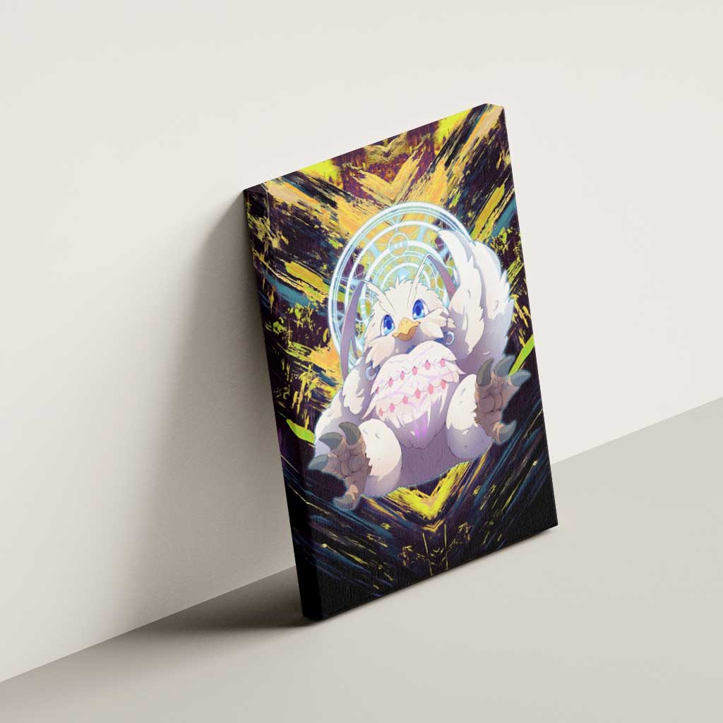 Filo The Rising of the Shield Hero Canvas Wall Art with Magical Aura and Dual Form Design - The Mazicc