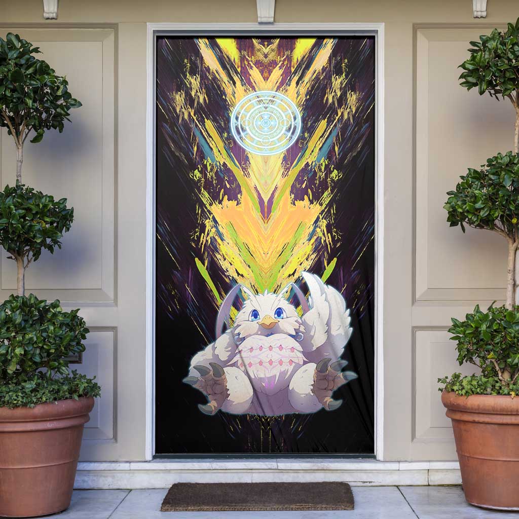 Filo The Rising of the Shield Hero Door Cover with Magical Aura and Dual Form Design - The Mazicc