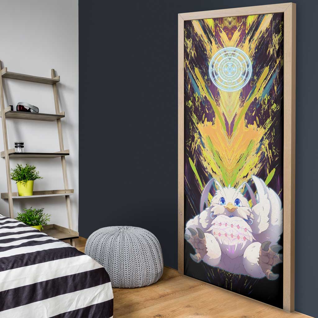 Filo The Rising of the Shield Hero Door Cover with Magical Aura and Dual Form Design - The Mazicc