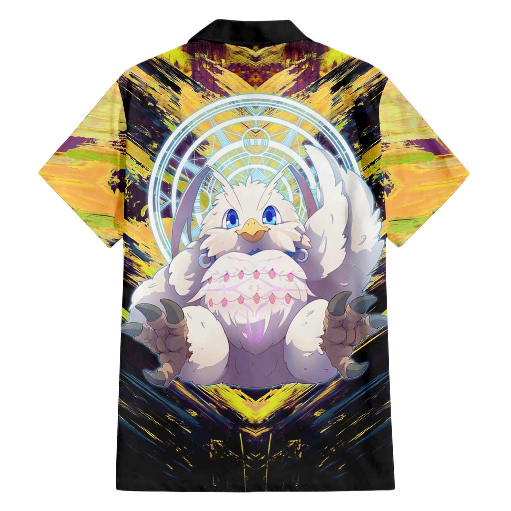 Filo The Rising of the Shield Hero Family Matching Off Shoulder Short Dress and Hawaiian Shirt with Magical Aura and Dual Form Design