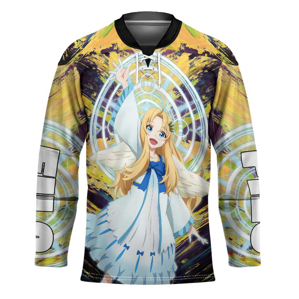 Filo The Rising of the Shield Hero Hockey Jersey with Magical Aura and Dual Form Design - The Mazicc