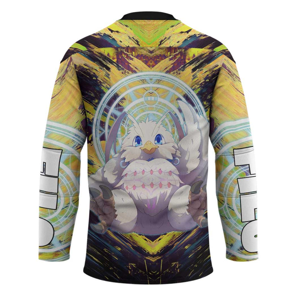 Filo The Rising of the Shield Hero Hockey Jersey with Magical Aura and Dual Form Design - The Mazicc