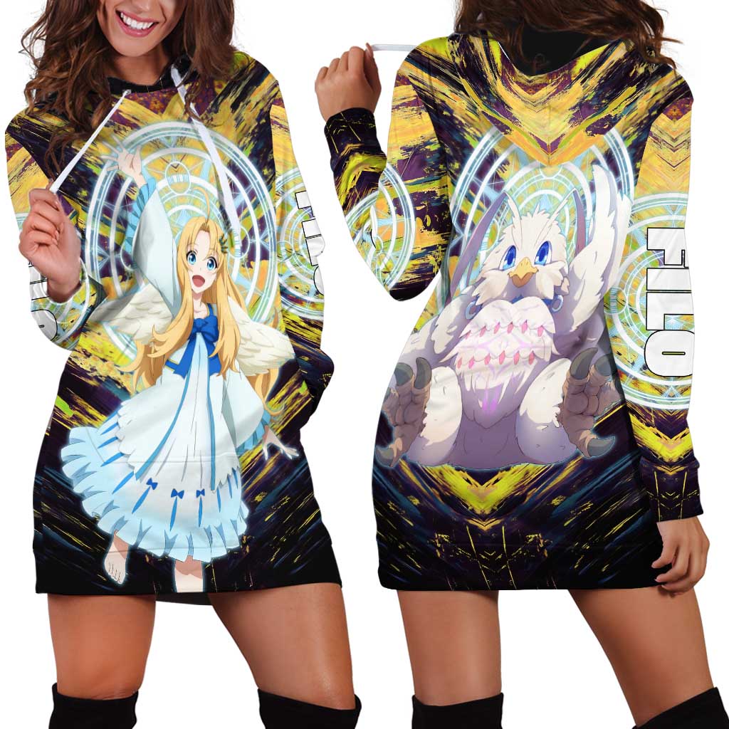 Filo The Rising of the Shield Hero Hoodie Dress with Magical Aura and Dual Form Design - The Mazicc