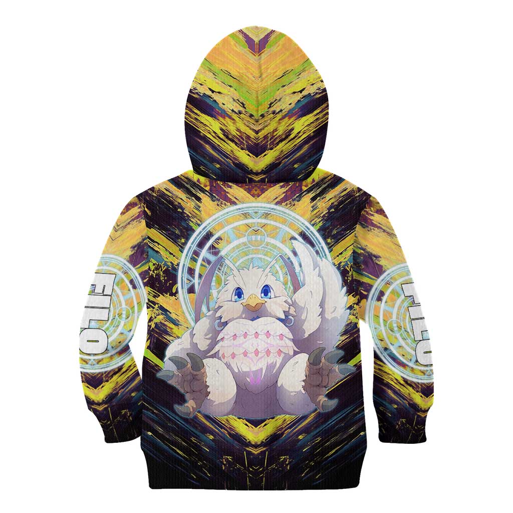 Filo The Rising of the Shield Hero Kid Hoodie with Magical Aura and Dual Form Design - The Mazicc