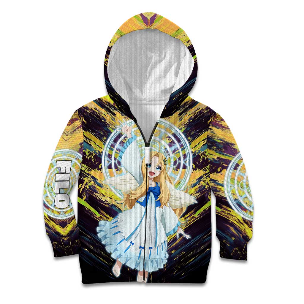 Filo The Rising of the Shield Hero Kid Hoodie with Magical Aura and Dual Form Design - The Mazicc