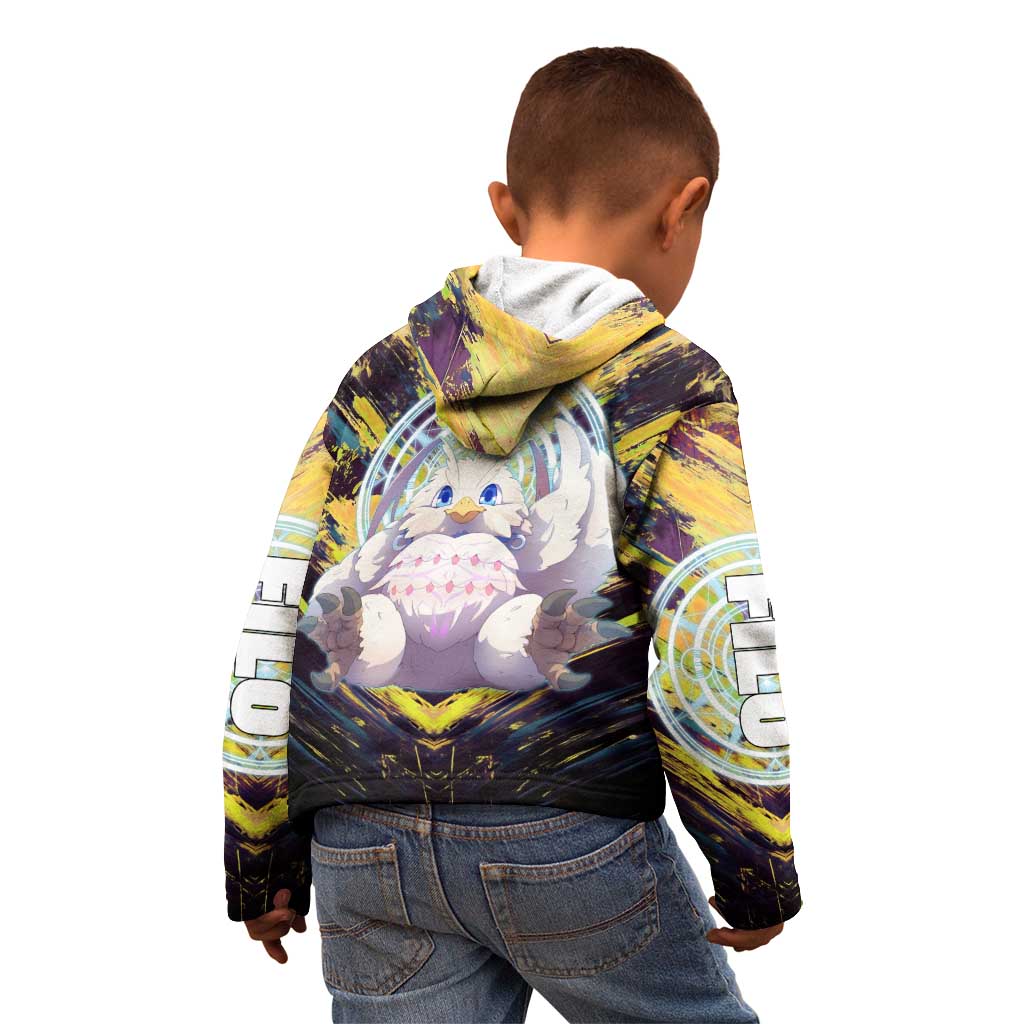 Filo The Rising of the Shield Hero Kid Hoodie with Magical Aura and Dual Form Design - The Mazicc