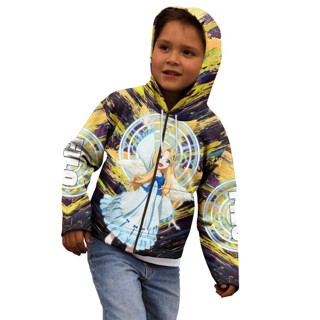Filo The Rising of the Shield Hero Kid Hoodie with Magical Aura and Dual Form Design - The Mazicc