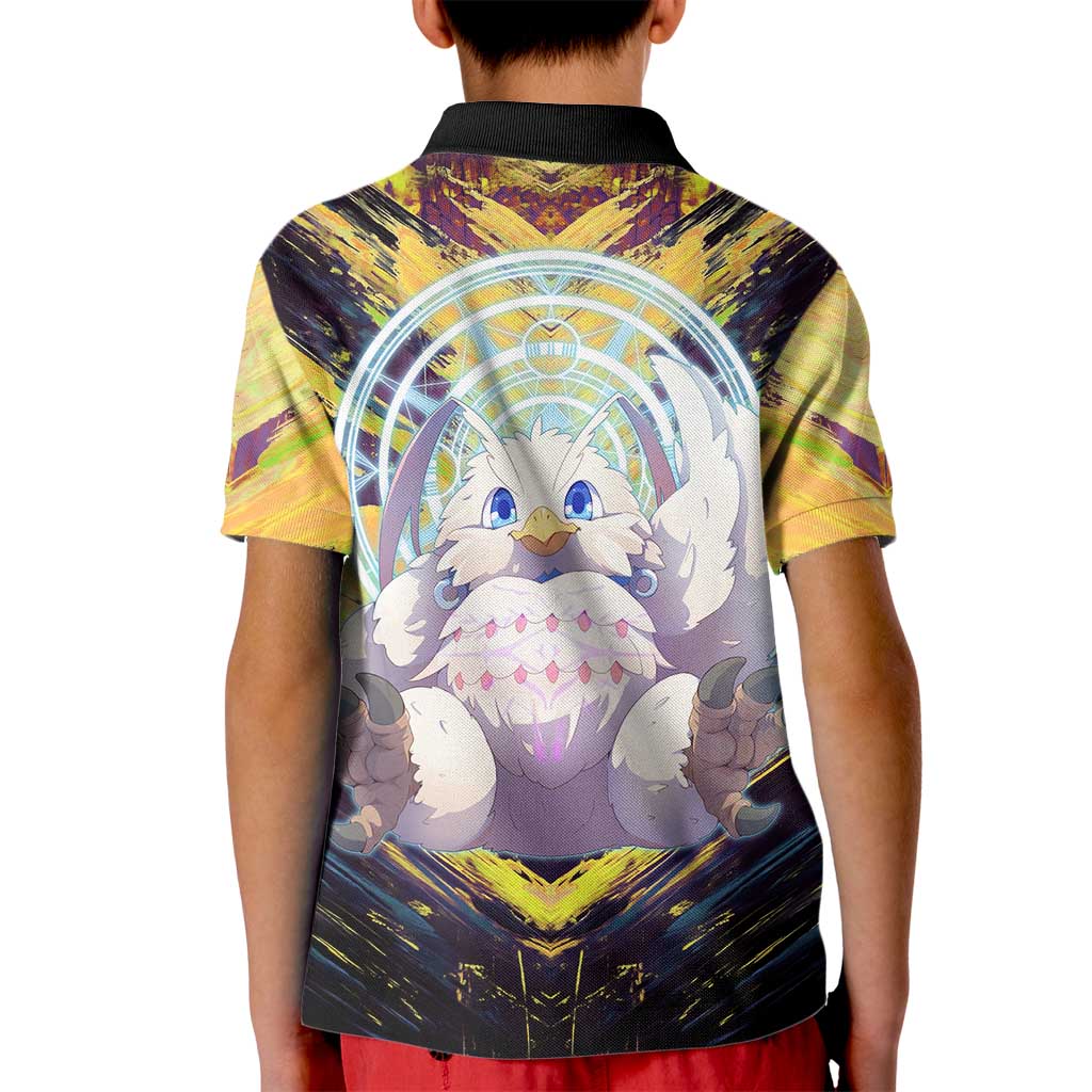 Filo The Rising of the Shield Hero Kid Polo Shirt with Magical Aura and Dual Form Design - The Mazicc