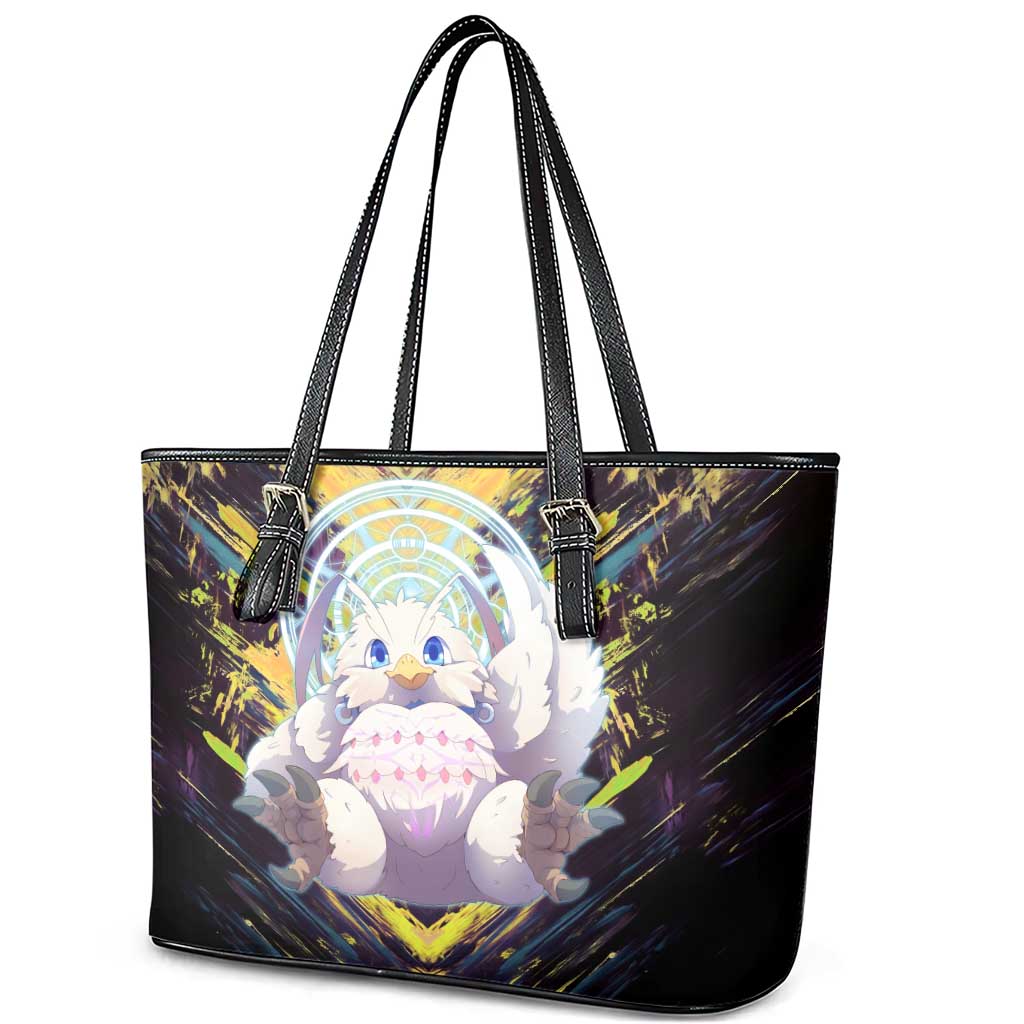 Filo The Rising of the Shield Hero Leather Tote Bag with Magical Aura and Dual Form Design - The Mazicc