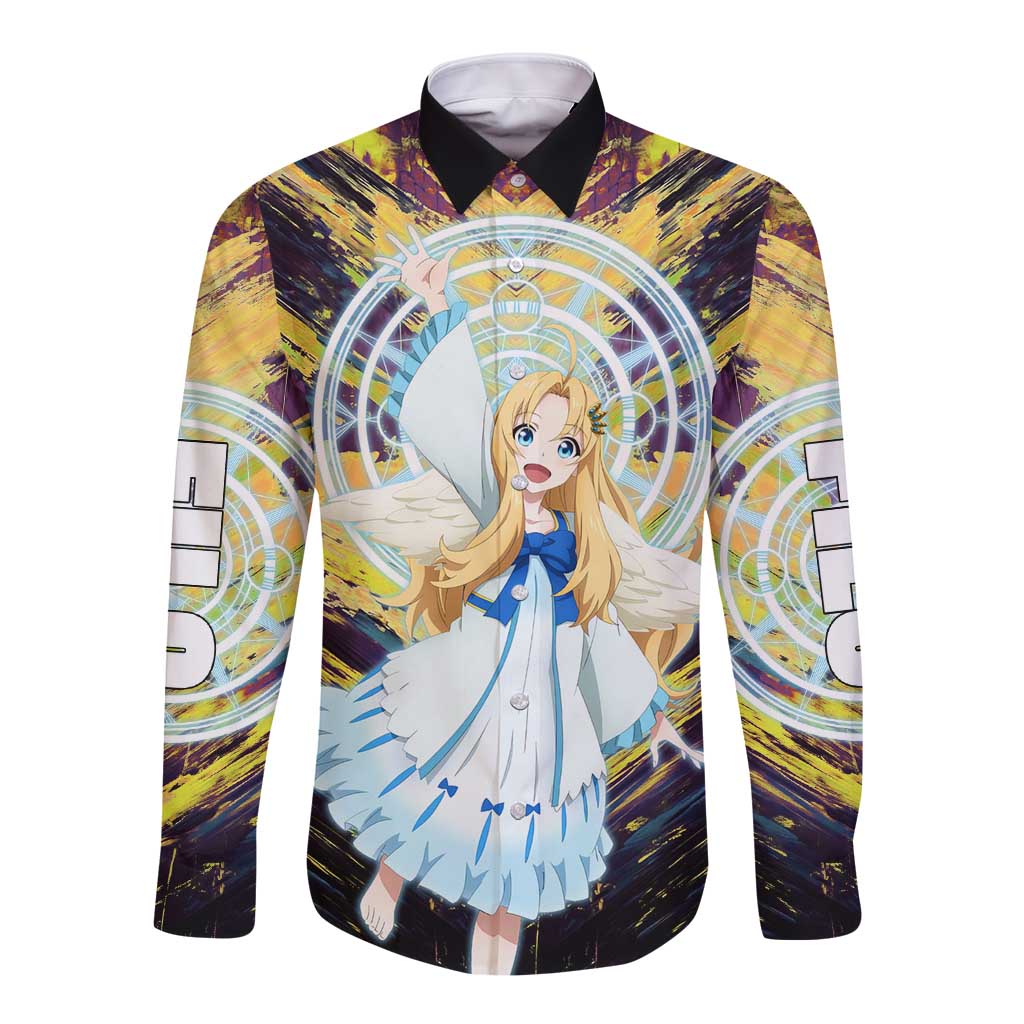 Filo The Rising of the Shield Hero Long Sleeve Button Shirt with Magical Aura and Dual Form Design - The Mazicc