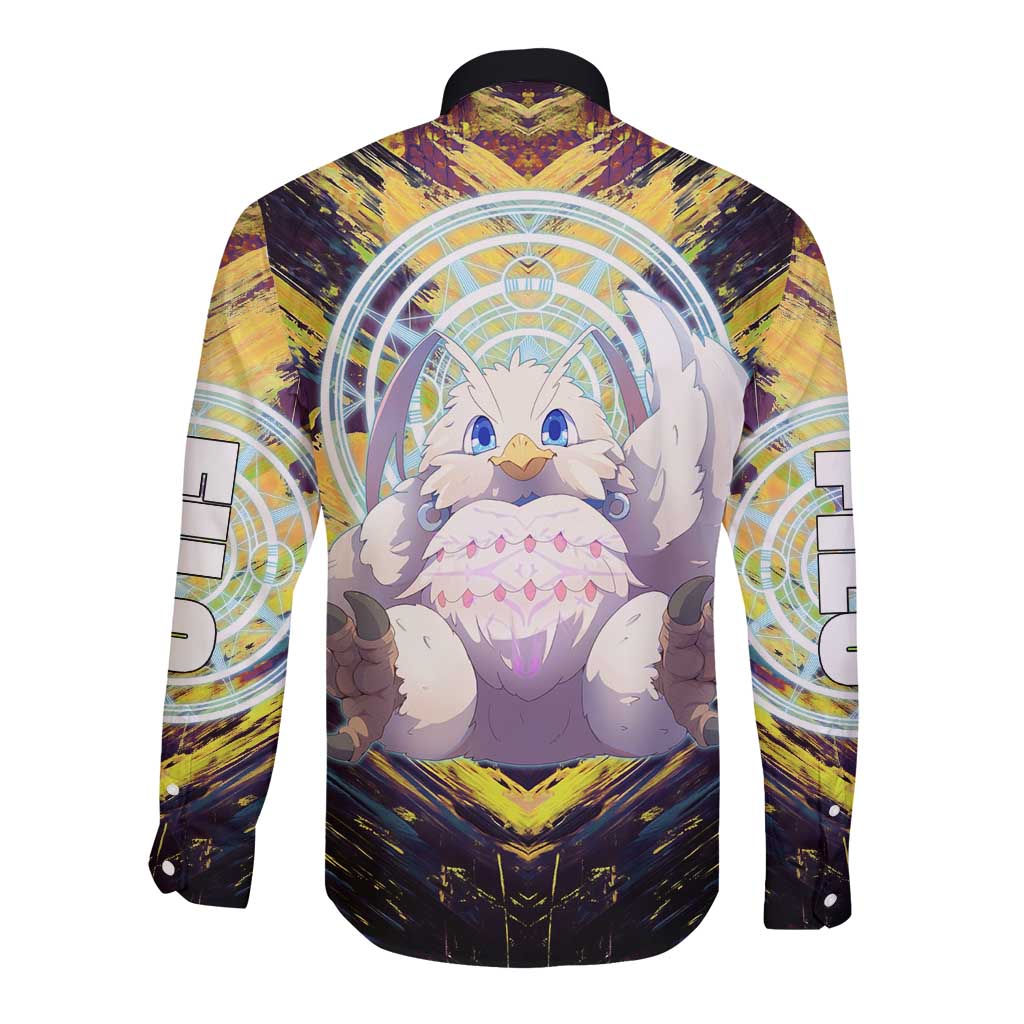 Filo The Rising of the Shield Hero Long Sleeve Button Shirt with Magical Aura and Dual Form Design - The Mazicc