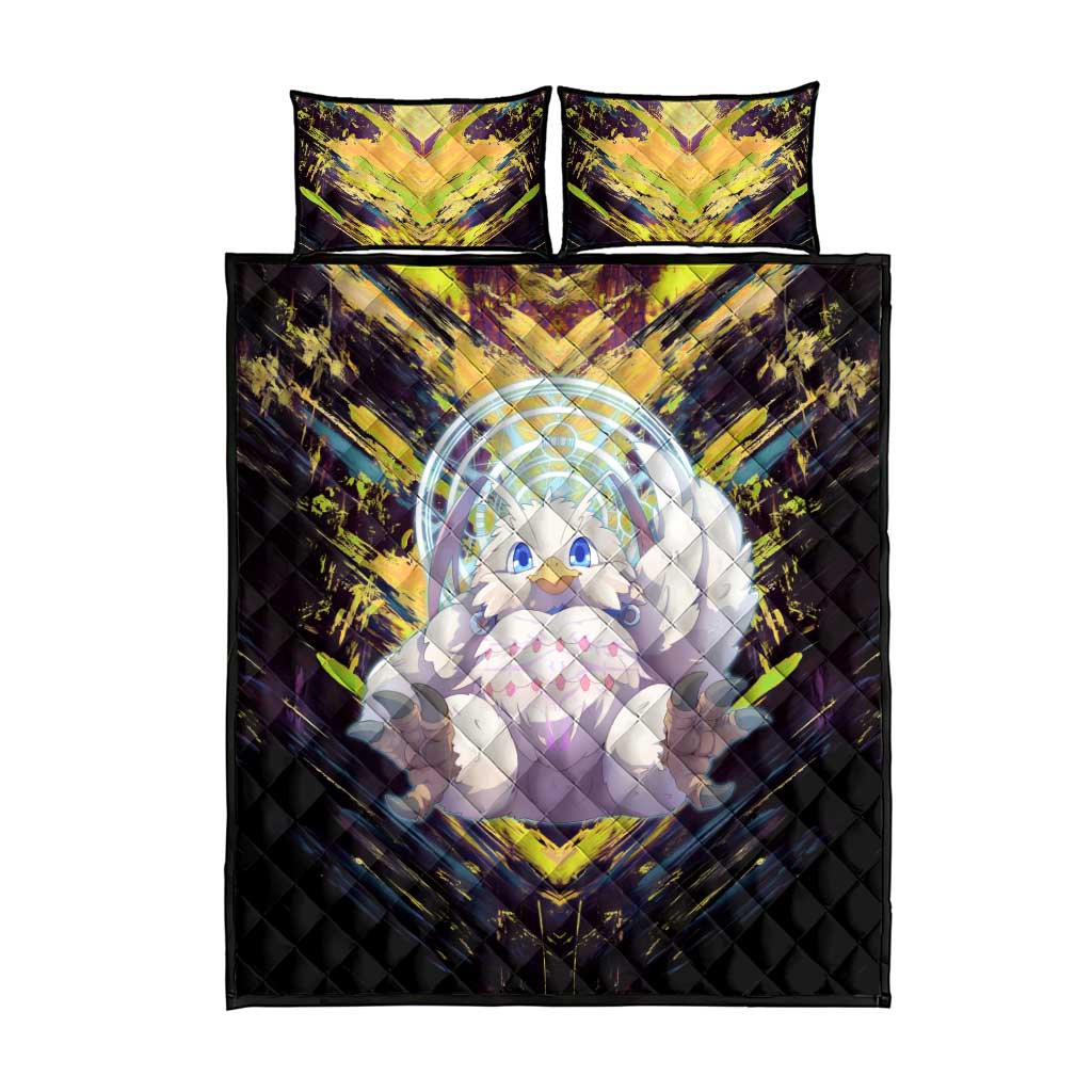 Filo The Rising of the Shield Hero Quilt Bed Set with Magical Aura and Dual Form Design - The Mazicc