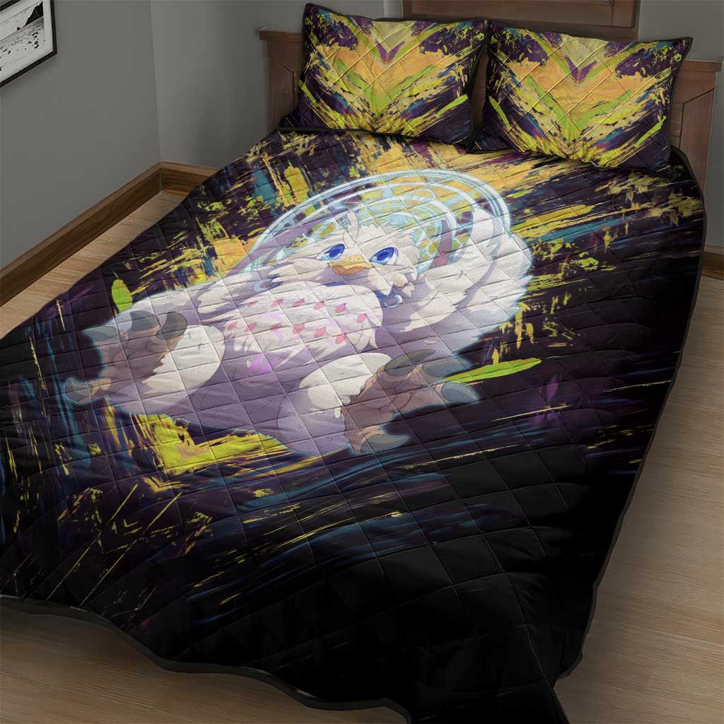 Filo The Rising of the Shield Hero Quilt Bed Set with Magical Aura and Dual Form Design - The Mazicc