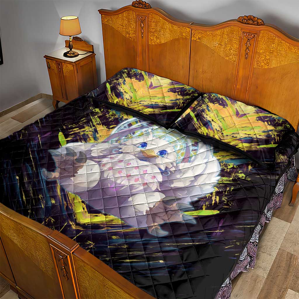 Filo The Rising of the Shield Hero Quilt Bed Set with Magical Aura and Dual Form Design - The Mazicc