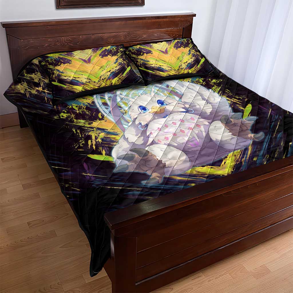 Filo The Rising of the Shield Hero Quilt Bed Set with Magical Aura and Dual Form Design - The Mazicc