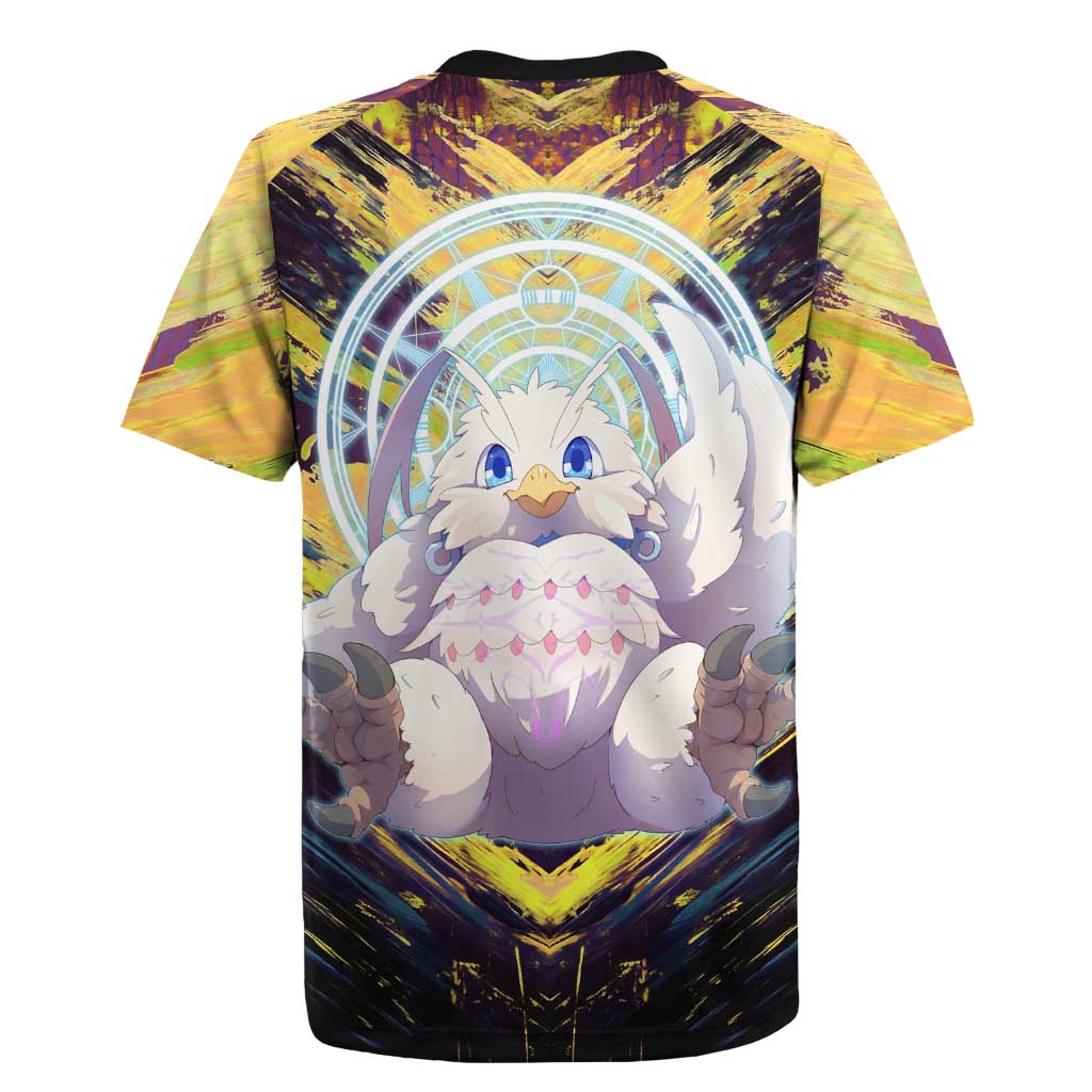 Filo The Rising of the Shield Hero Rugby Jersey with Magical Aura and Dual Form Design - The Mazicc