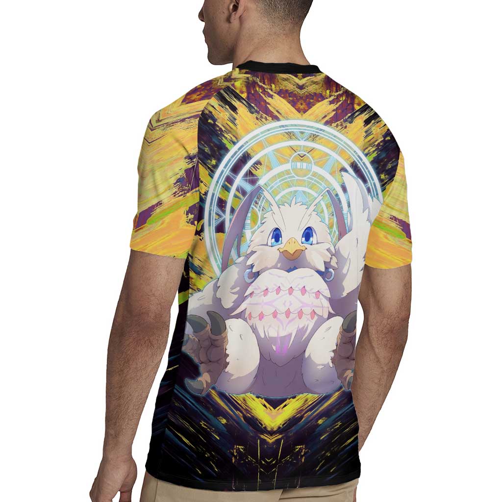 Filo The Rising of the Shield Hero Rugby Jersey with Magical Aura and Dual Form Design - The Mazicc