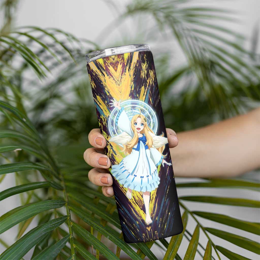 Filo The Rising of the Shield Hero Skinny Tumbler with Magical Aura and Dual Form Design - The Mazicc