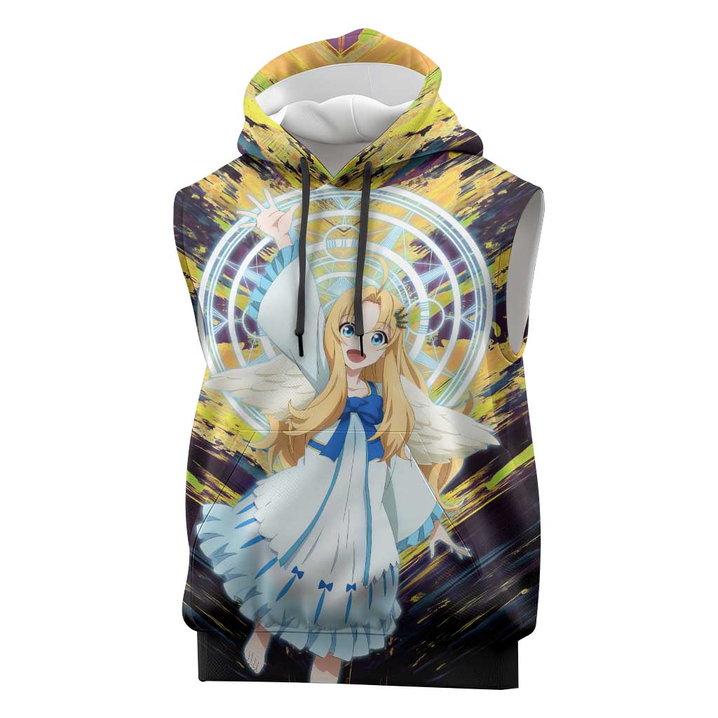 Filo The Rising of the Shield Hero Sleeveless Hoodie with Magical Aura and Dual Form Design - The Mazicc