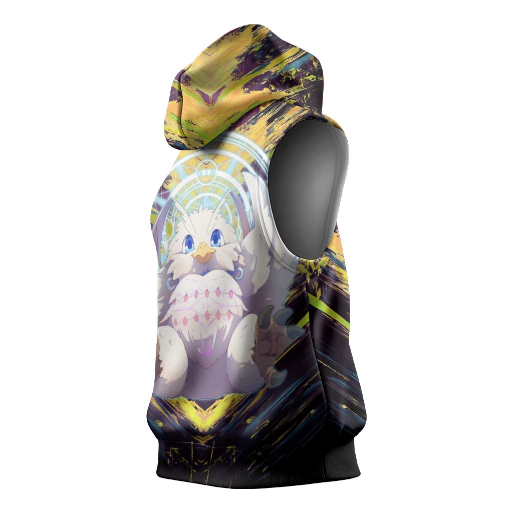 Filo The Rising of the Shield Hero Sleeveless Hoodie with Magical Aura and Dual Form Design - The Mazicc