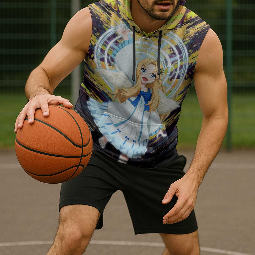 Filo The Rising of the Shield Hero Sleeveless Hoodie with Magical Aura and Dual Form Design - The Mazicc