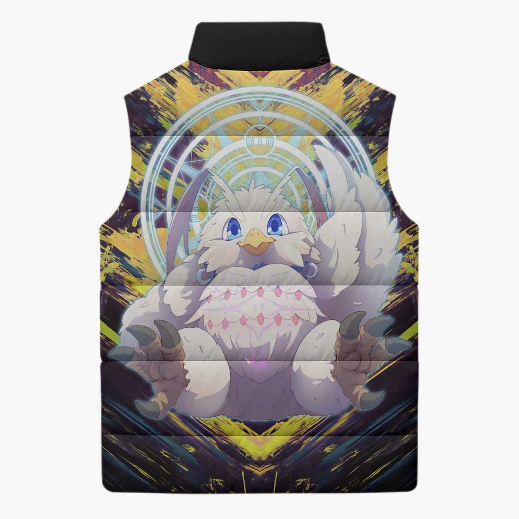 Filo The Rising of the Shield Hero Sleeveless Puffer Jacket with Magical Aura and Dual Form Design - The Mazicc