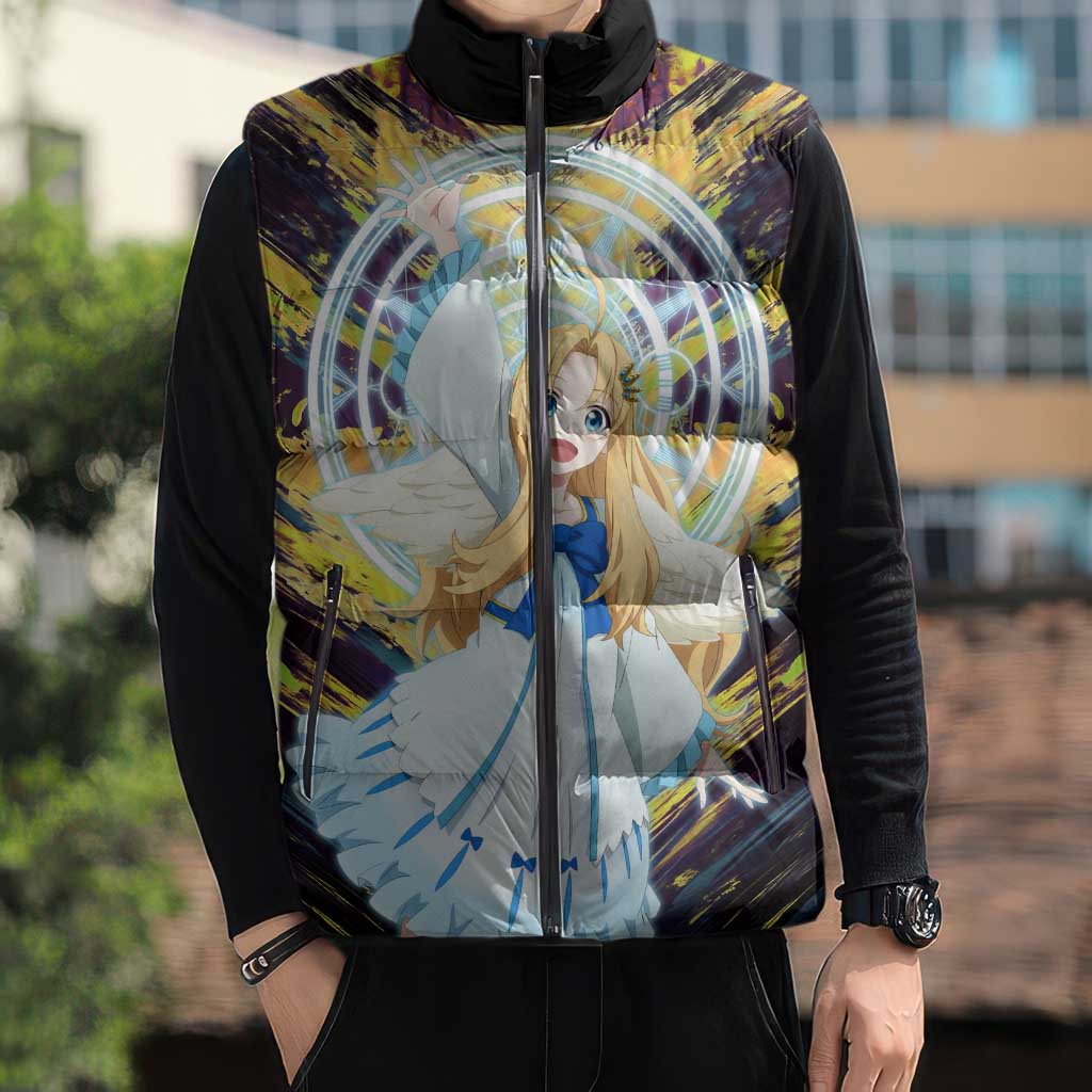 Filo The Rising of the Shield Hero Sleeveless Puffer Jacket with Magical Aura and Dual Form Design - The Mazicc