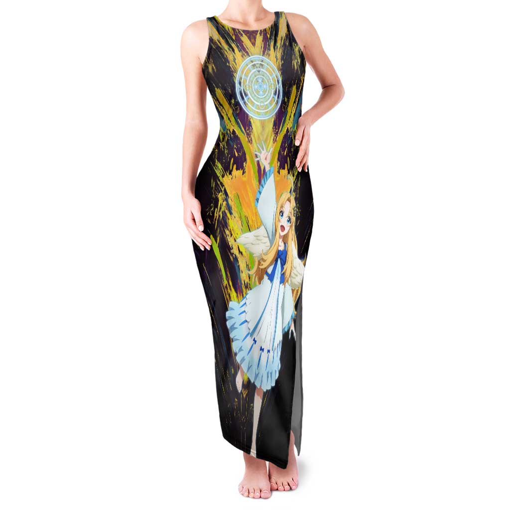 Filo The Rising of the Shield Hero Tank Maxi Dress with Magical Aura and Dual Form Design - The Mazicc