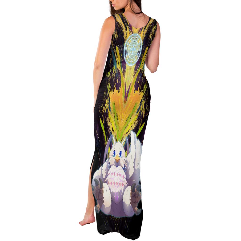 Filo The Rising of the Shield Hero Tank Maxi Dress with Magical Aura and Dual Form Design - The Mazicc