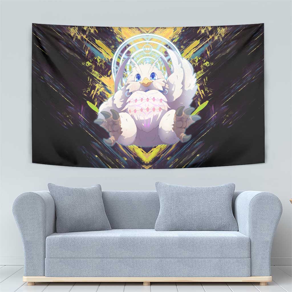 Filo The Rising of the Shield Hero Tapestry with Magical Aura and Dual Form Design - The Mazicc