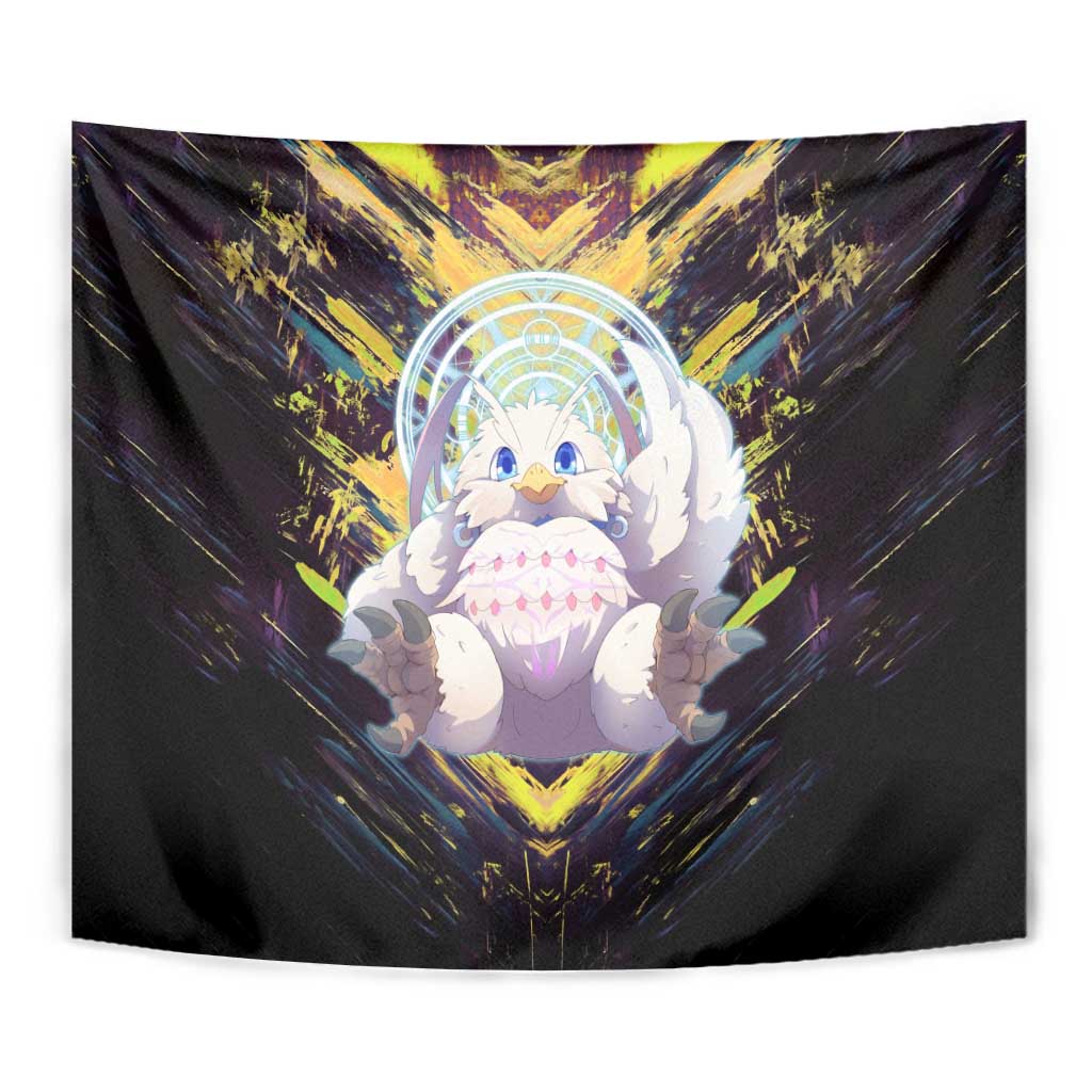 Filo The Rising of the Shield Hero Tapestry with Magical Aura and Dual Form Design - The Mazicc