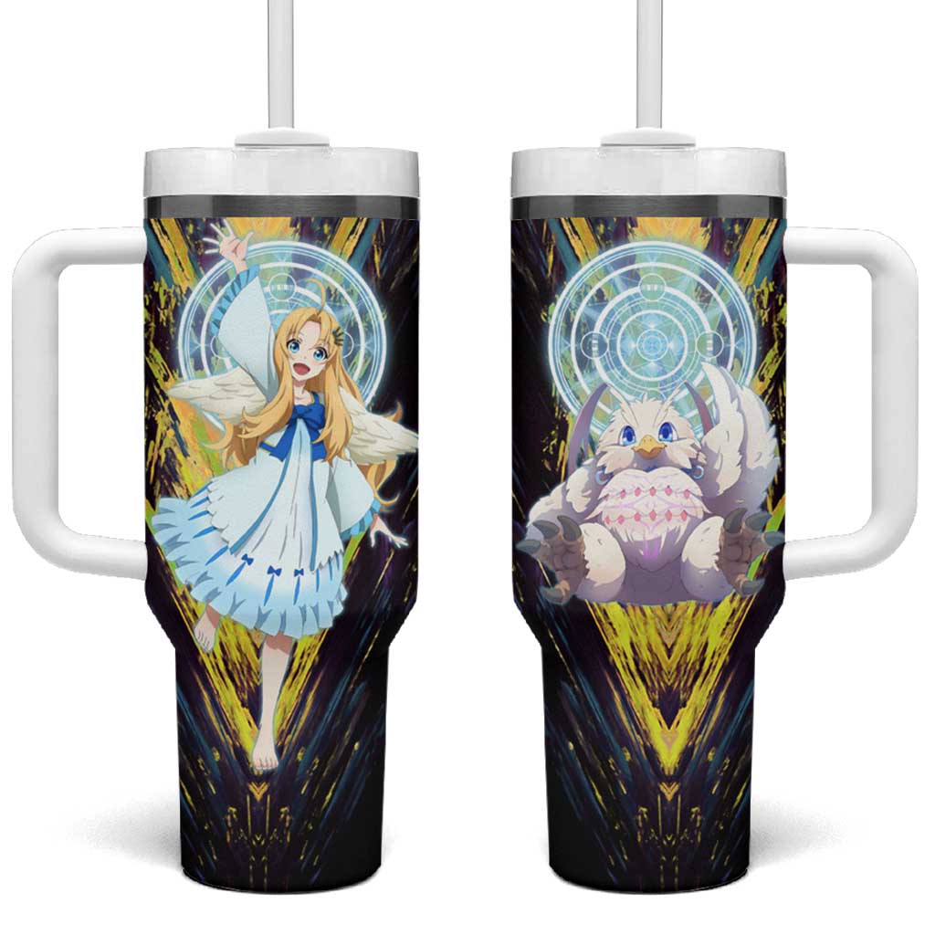 Filo The Rising of the Shield Hero Tumbler With Handle with Magical Aura and Dual Form Design - The Mazicc