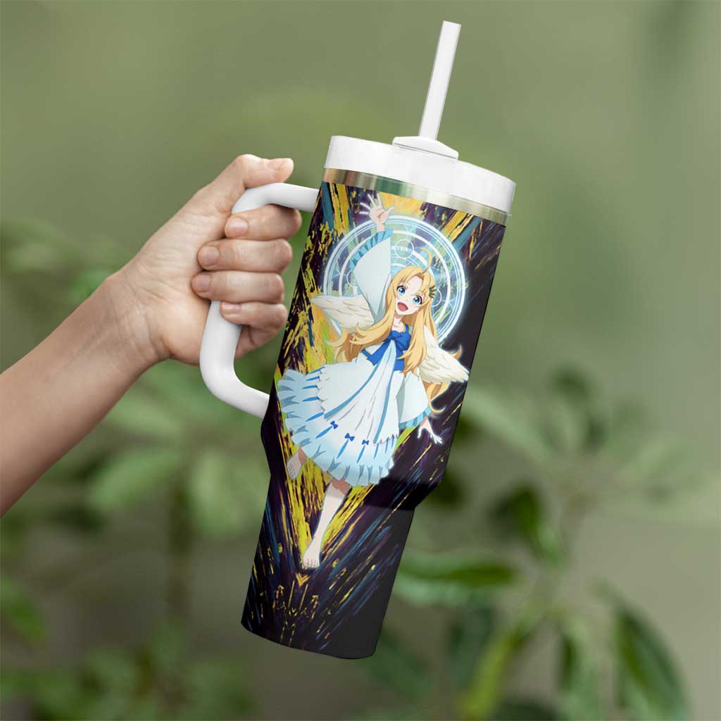 Filo The Rising of the Shield Hero Tumbler With Handle with Magical Aura and Dual Form Design - The Mazicc