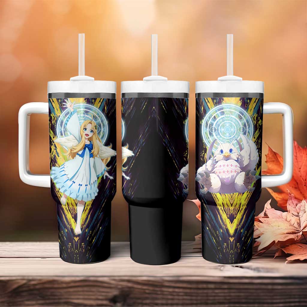 Filo The Rising of the Shield Hero Tumbler With Handle with Magical Aura and Dual Form Design - The Mazicc