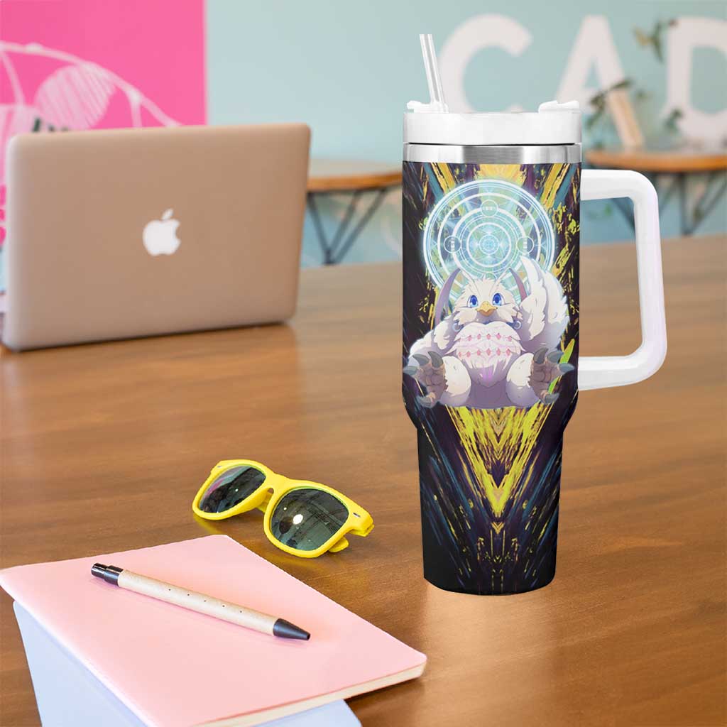 Filo The Rising of the Shield Hero Tumbler With Handle with Magical Aura and Dual Form Design - The Mazicc