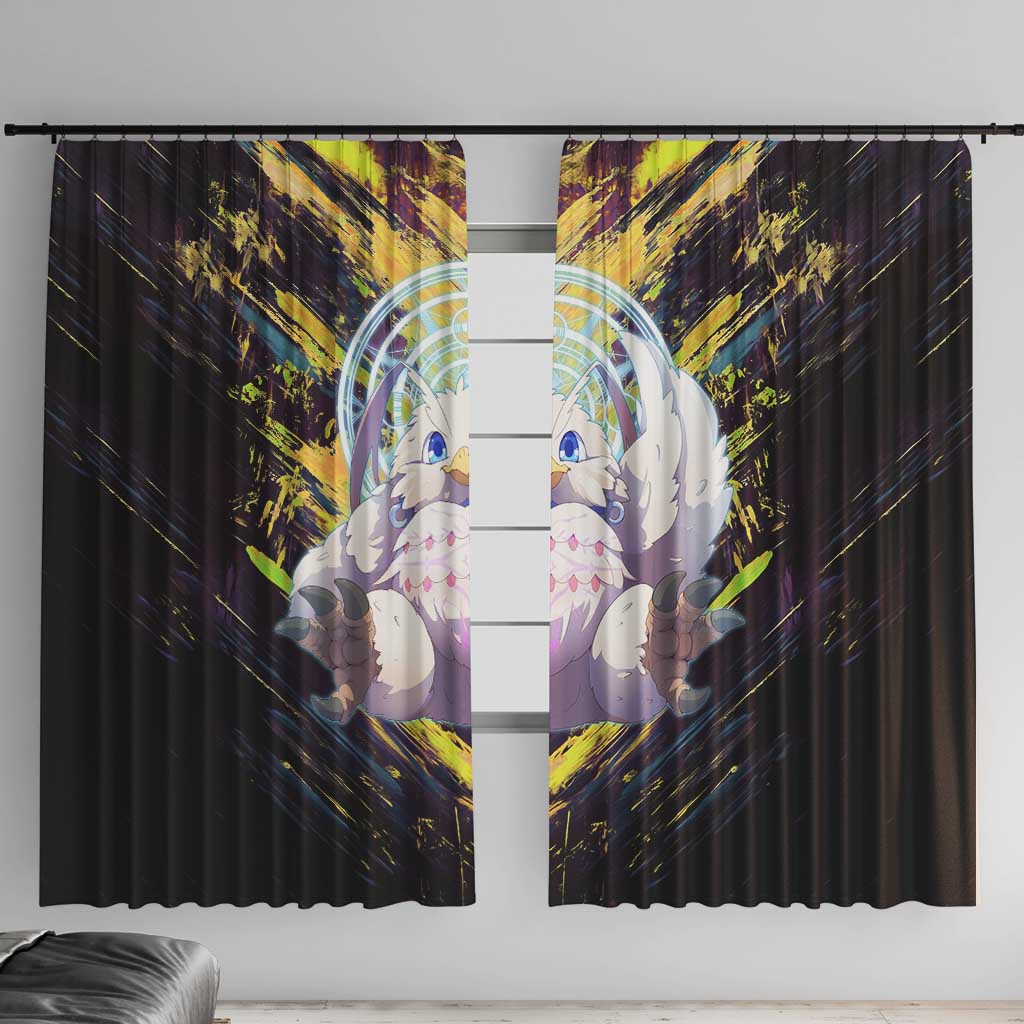 Filo The Rising of the Shield Hero Window Curtain with Magical Aura and Dual Form Design - The Mazicc