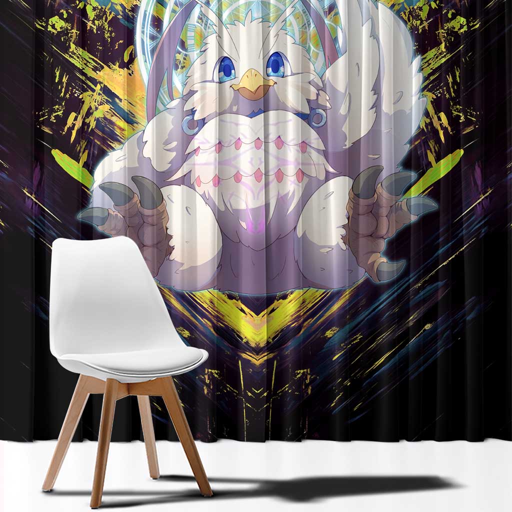 Filo The Rising of the Shield Hero Window Curtain with Magical Aura and Dual Form Design - The Mazicc