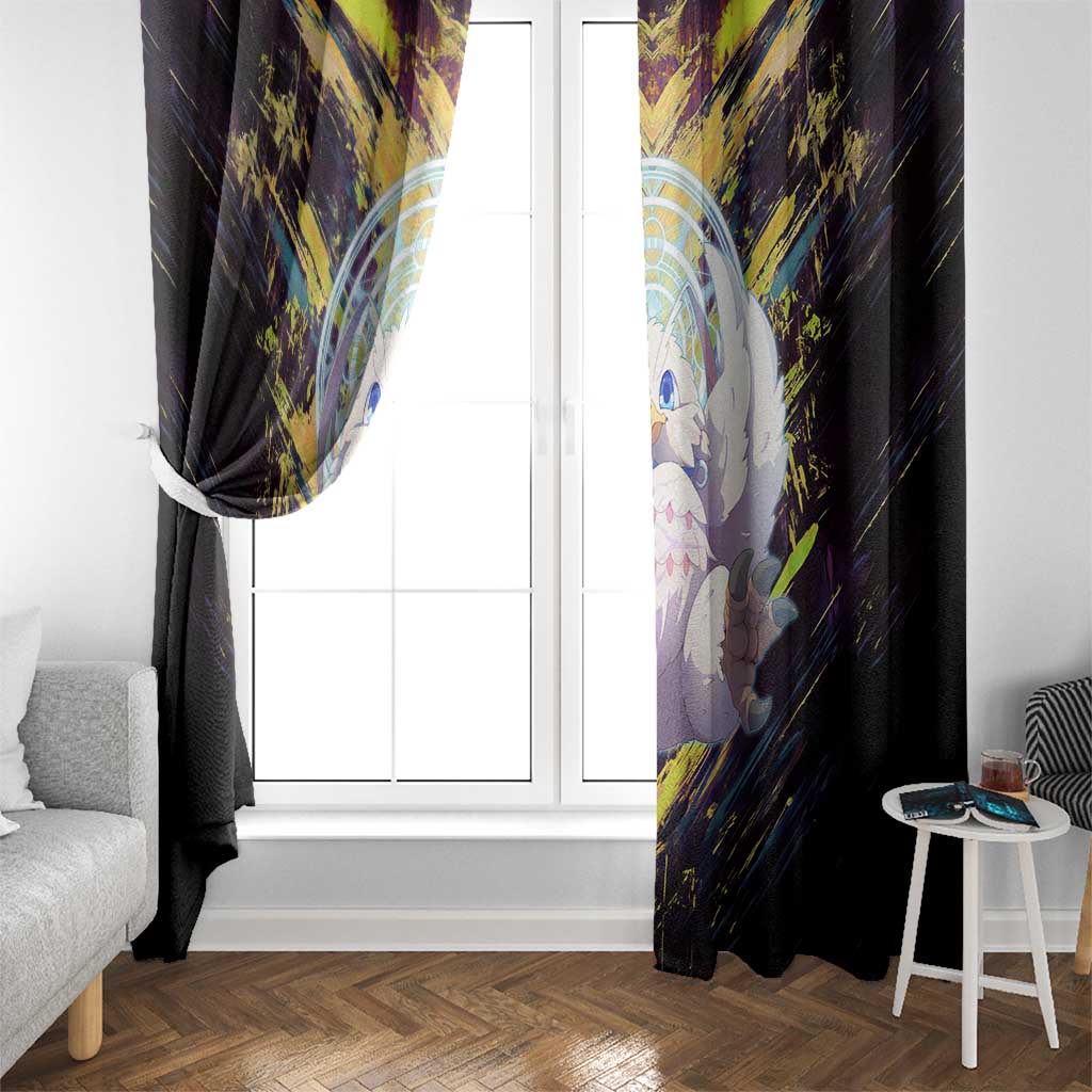 Filo The Rising of the Shield Hero Window Curtain with Magical Aura and Dual Form Design - The Mazicc