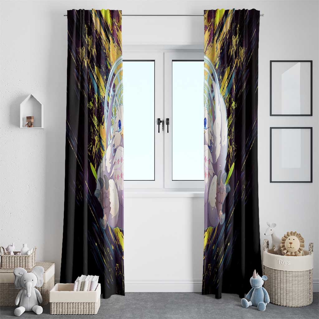 Filo The Rising of the Shield Hero Window Curtain with Magical Aura and Dual Form Design - The Mazicc