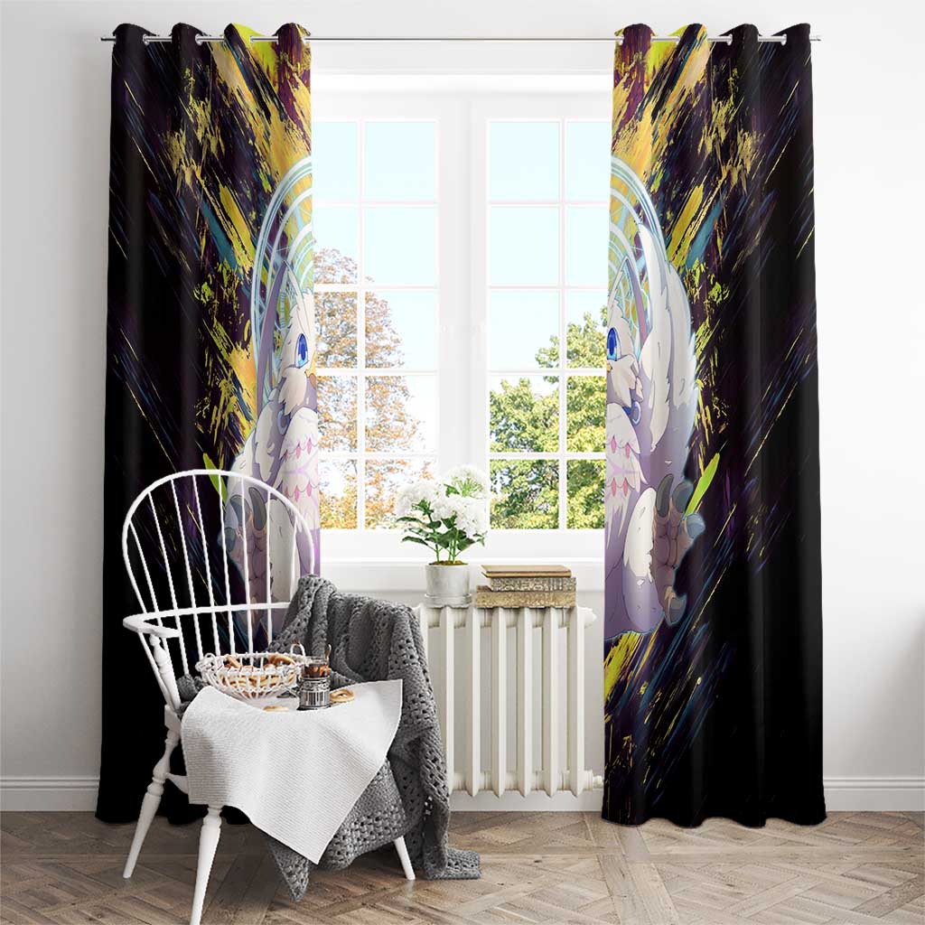 Filo The Rising of the Shield Hero Window Curtain with Magical Aura and Dual Form Design - The Mazicc