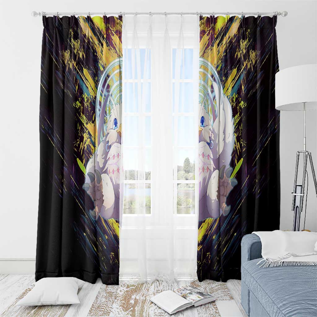 Filo The Rising of the Shield Hero Window Curtain with Magical Aura and Dual Form Design - The Mazicc