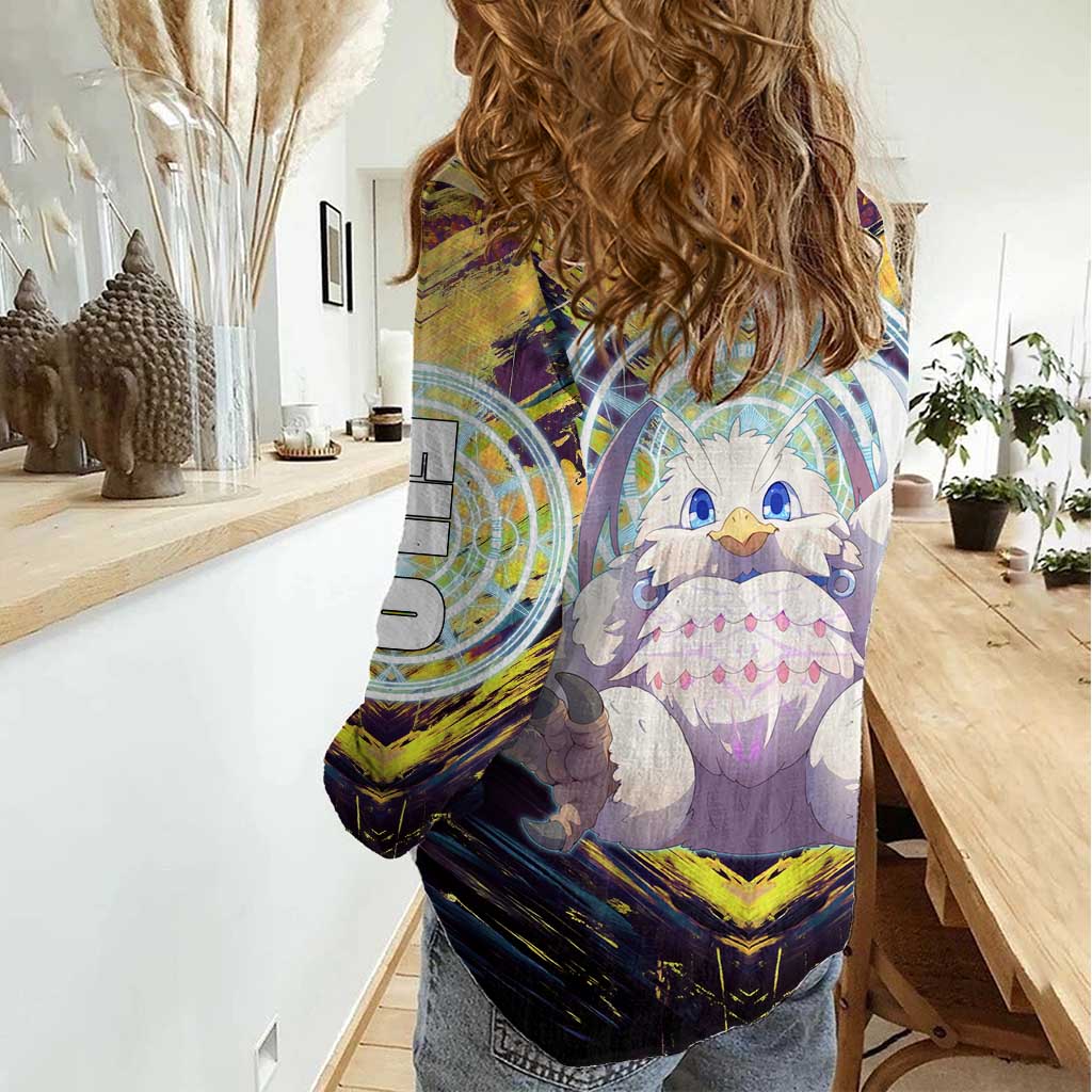 Filo The Rising of the Shield Hero Women Casual Shirt with Magical Aura and Dual Form Design - The Mazicc