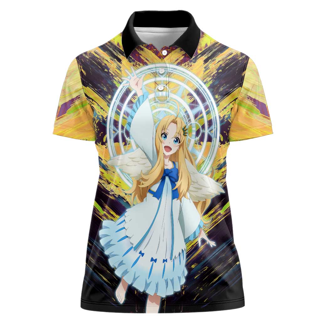 Filo The Rising of the Shield Hero Women Polo Shirt with Magical Aura and Dual Form Design - The Mazicc