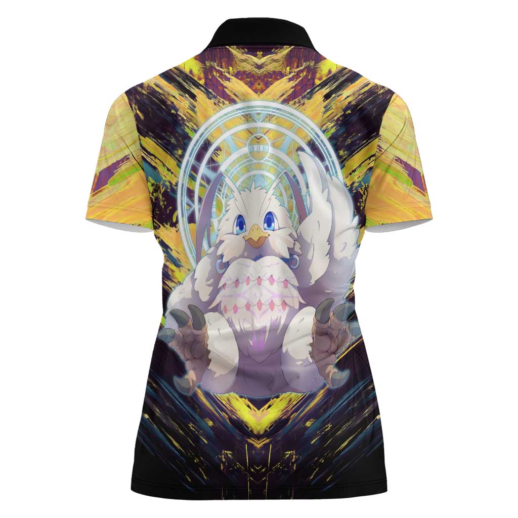 Filo The Rising of the Shield Hero Women Polo Shirt with Magical Aura and Dual Form Design - The Mazicc