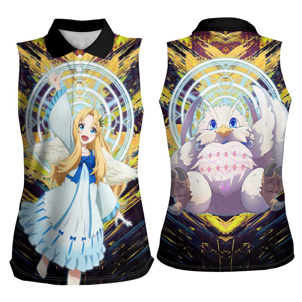 Filo The Rising of the Shield Hero Women Sleeveless Polo Shirt with Magical Aura and Dual Form Design - The Mazicc